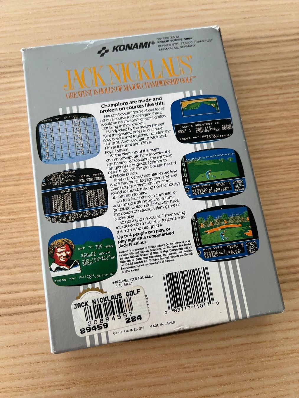 Giochi: Jack Nicklaus Golf, Nintendo NES, Komplett – Usato da Männedorf venduto da Armando76 1