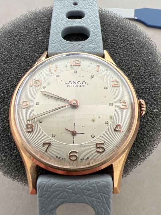Cadran De Montre Lanco Automatic Vintage - Diamètre 30,06 Mm - Neuf Ancien Stock