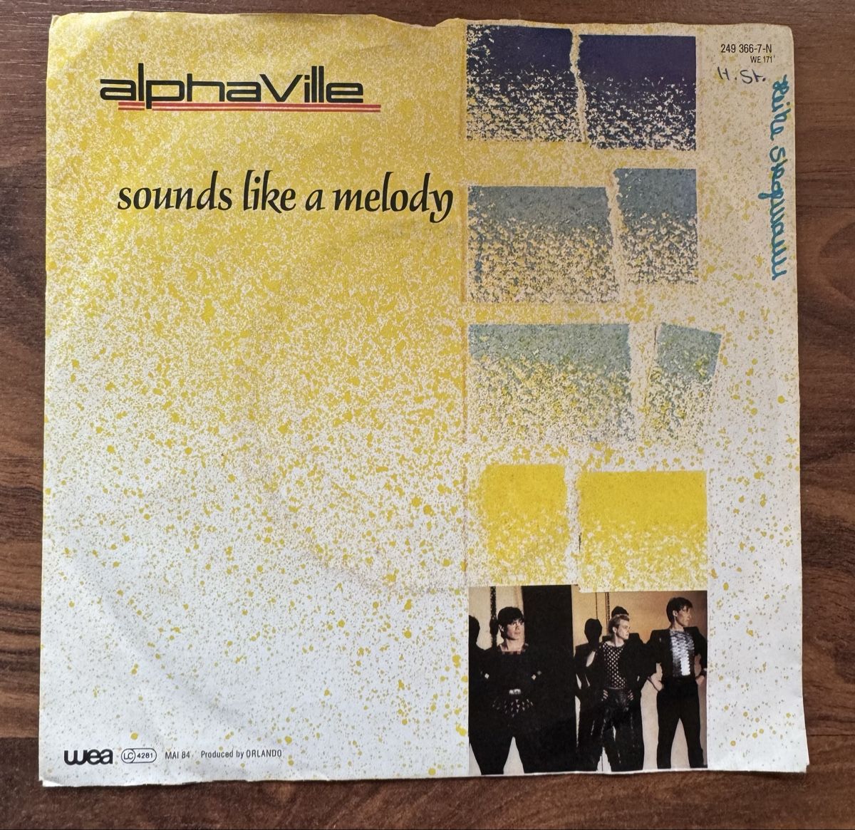 Dischi in vinile: Alphaville - Sounds Like a Melody - 7" Single - 80s – Usato da Rorbas venduto da BlackstarRecords 1