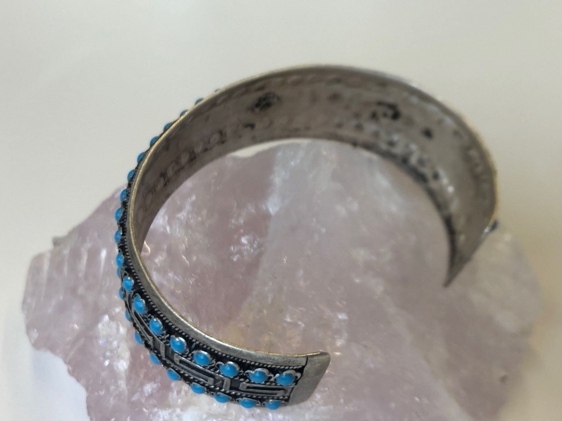 Armbänder & -reifen: Armreif Silber + Edelstein Türkis – Gebraucht aus Bettwiesen von wicking27 1