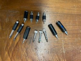 Audioverbindungen Divers.  Klinke, Cinch, XLR