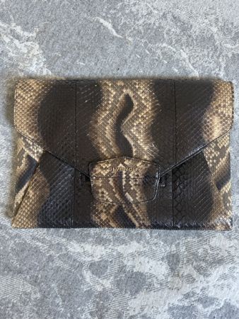 Pochette Givenchy python naturel certifiée CITES occasion