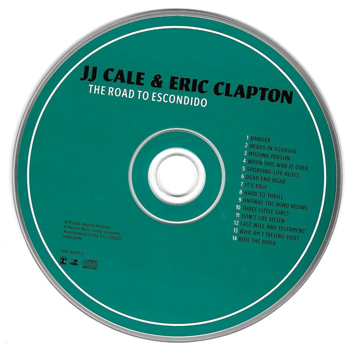 CDs: JJ CALE & ERIC CLAPTON  -  THE ROAD TO ESCONDIDO – Gebraucht aus Bex von  2