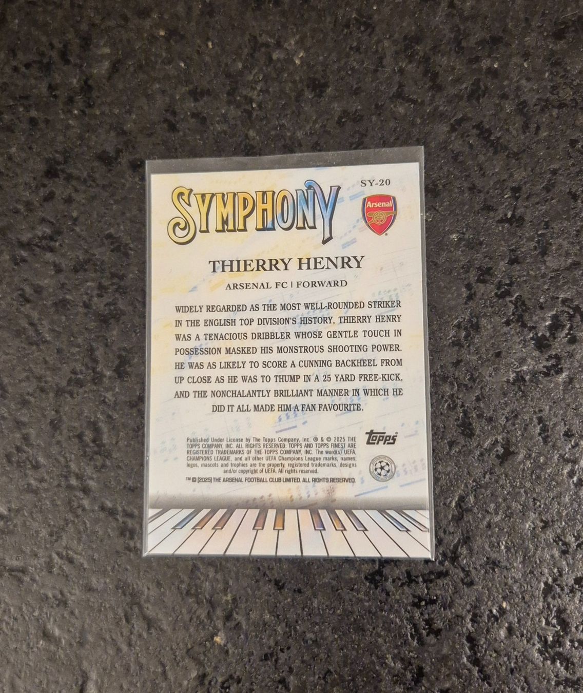 Topps Carte collezionabili: Thierry Henry - Arsenal - Topps – Nuovo (secondo la descrizione) da Burg AG venduto da Danoe 1