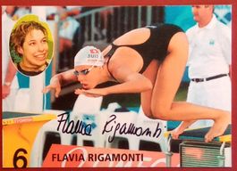 Flavia Rigamonti Autogramm signiert Foto 10x15cm