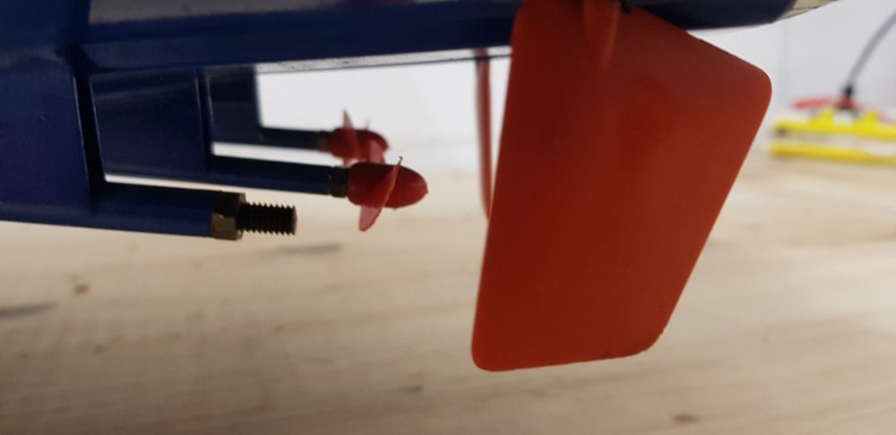 Hélice Krick/Graupner 2 Pales 39 Mm - Pas M4 - Droite - Pour Modélisme Naval - Référence Gr2327-39