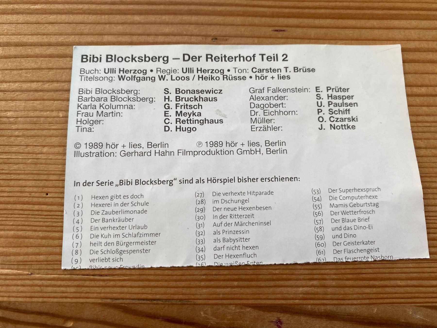 Musicassette: Kassette – Bibi Blocksberg (44) – Usato da St.Gallen venduto da kingsamas 4