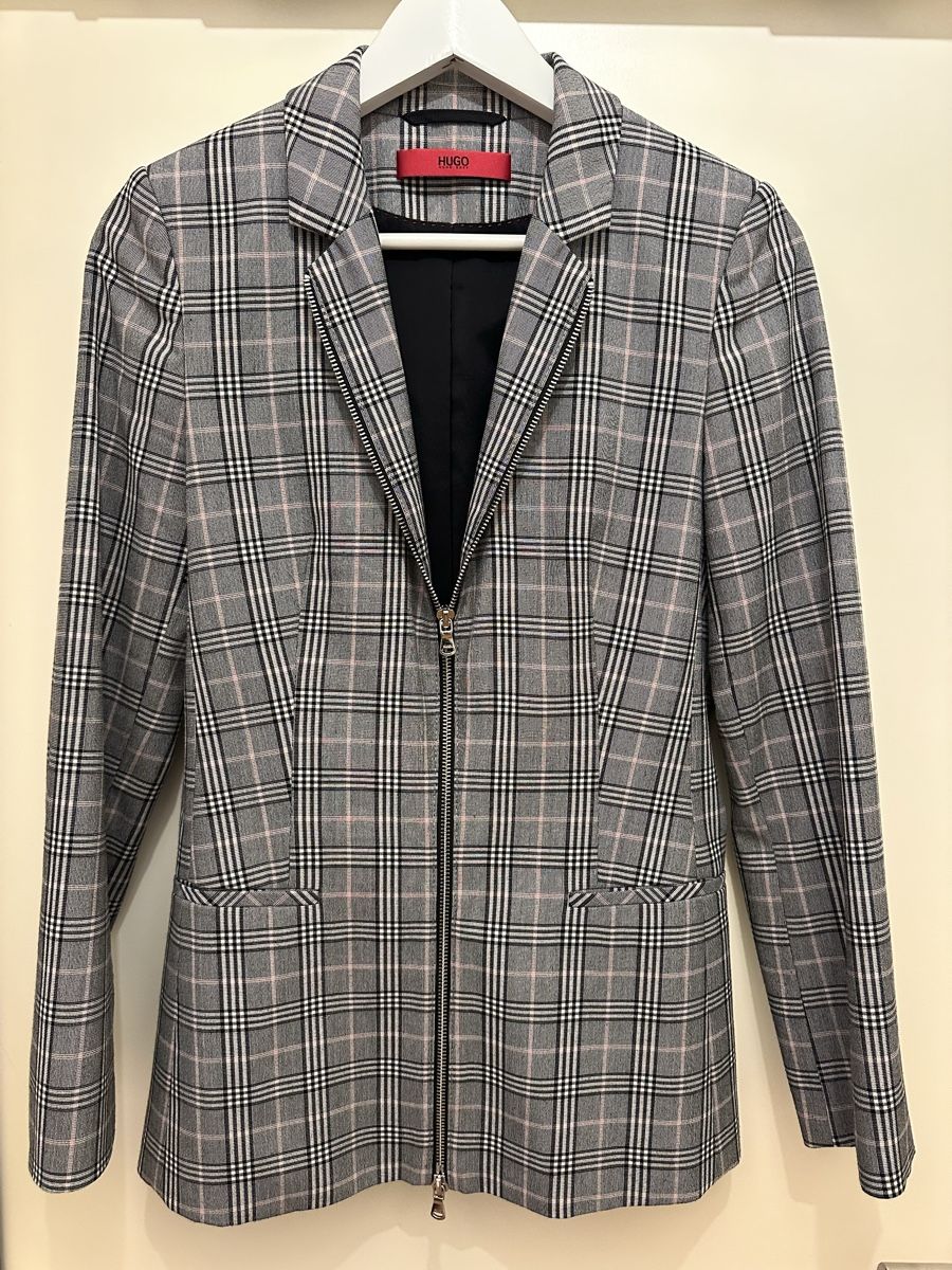 Hugo Boss Giacche: Hugo Boss Damen Blazer Kariert Gr. 36 Elegant – Nuovo (secondo la descrizione) da Zürich venduto da tmarina 1