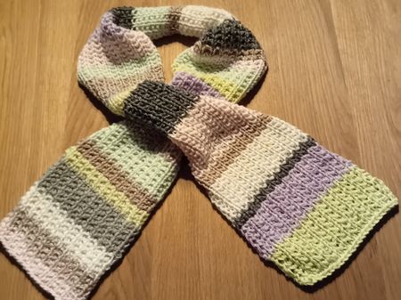 Strickschal cashmere Unikat handgemacht neu