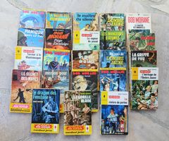 Lot de 23 livres Bob Morane anciens -  Henri Vernes 