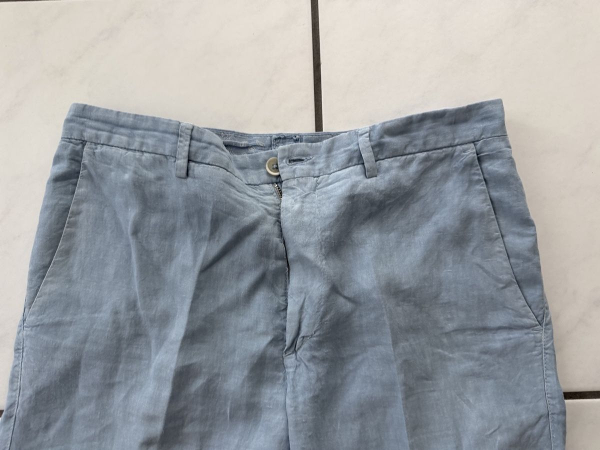 Hosen: Leinen Hose hellblau 120% Lino, Grösse 46  – Gebraucht aus Schattdorf von lestage 1