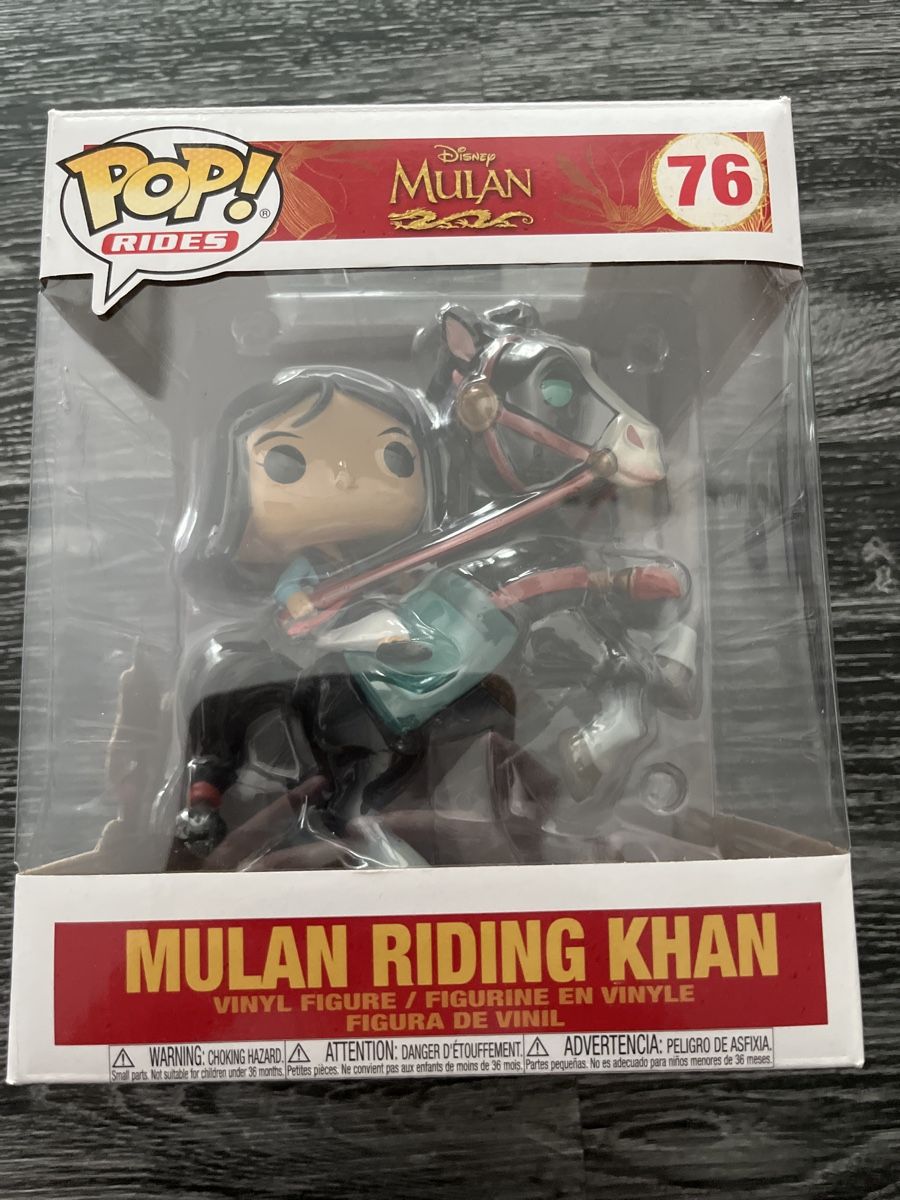 Funko Statuette: Funko Pop Rides Mulan Riding Khan,76 ! – Usato da Yverdon-les-Bains venduto da vin_95zk