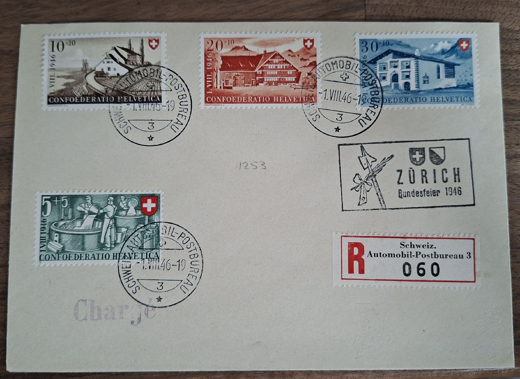 Tutti i francobolli: Pro Patrai Bundesfeier 1946 / Chargé – Usato da Balgach venduto da SIMEON27