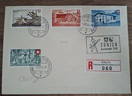 Pro Patrai Bundesfeier 1946 / Chargé