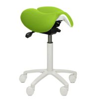 Sattelhocker mit geteilter Sitzfläche apfel-grün