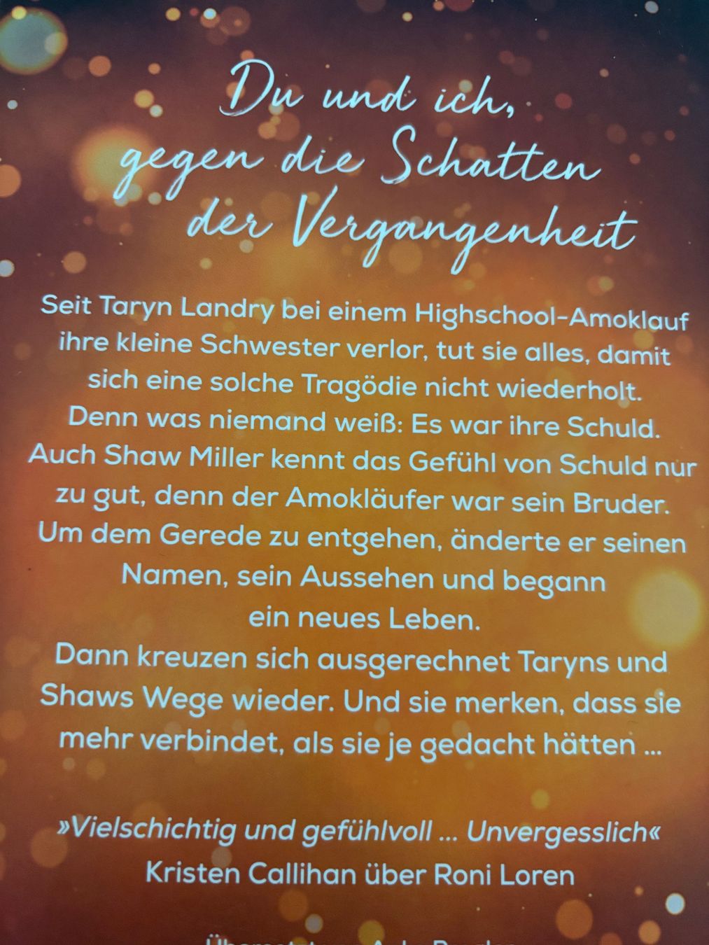 Libri: Roni Loren - Unbesiegbar - Du und ich – Usato da Thun venduto da Nortshore0 1
