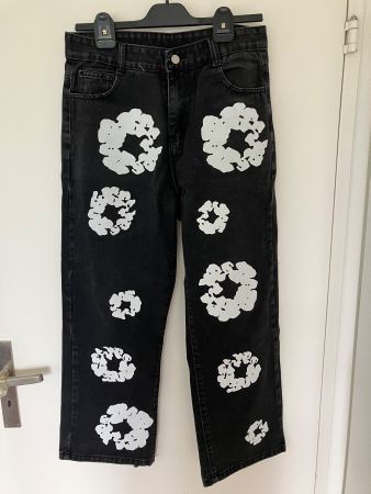 Schwarze Jeans Typ Denim Tears, Grösse L