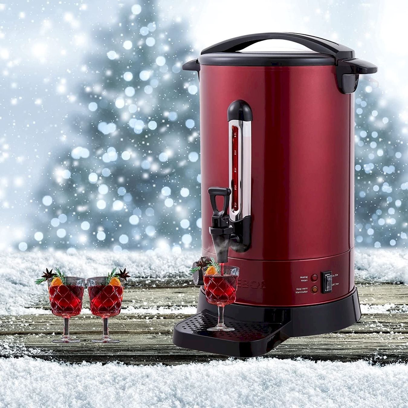 Altro per cucinare: Arebos Glühweinkocher Rot 8,8L – Nuovo e nell'imballaggio originale da Bottighofen venduto da zaap 1