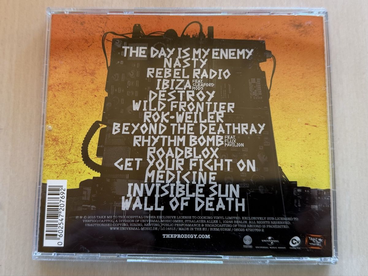 CDs: The Prodigy - The Day Is My Enemy CD – D'occasion à Oberried Brienz par Chyara 1