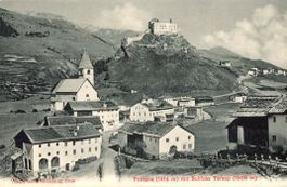 Pontresina   GR  mit Schloss Tarasp