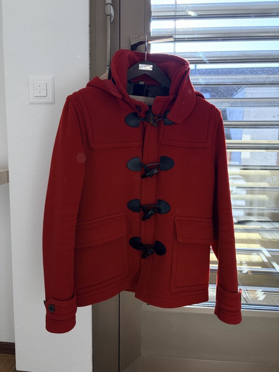 Burberry Cappotti: Burberry Brit Duffle Coat (short), Red Wool – Usato da Zürich venduto da dor_jv7r 2