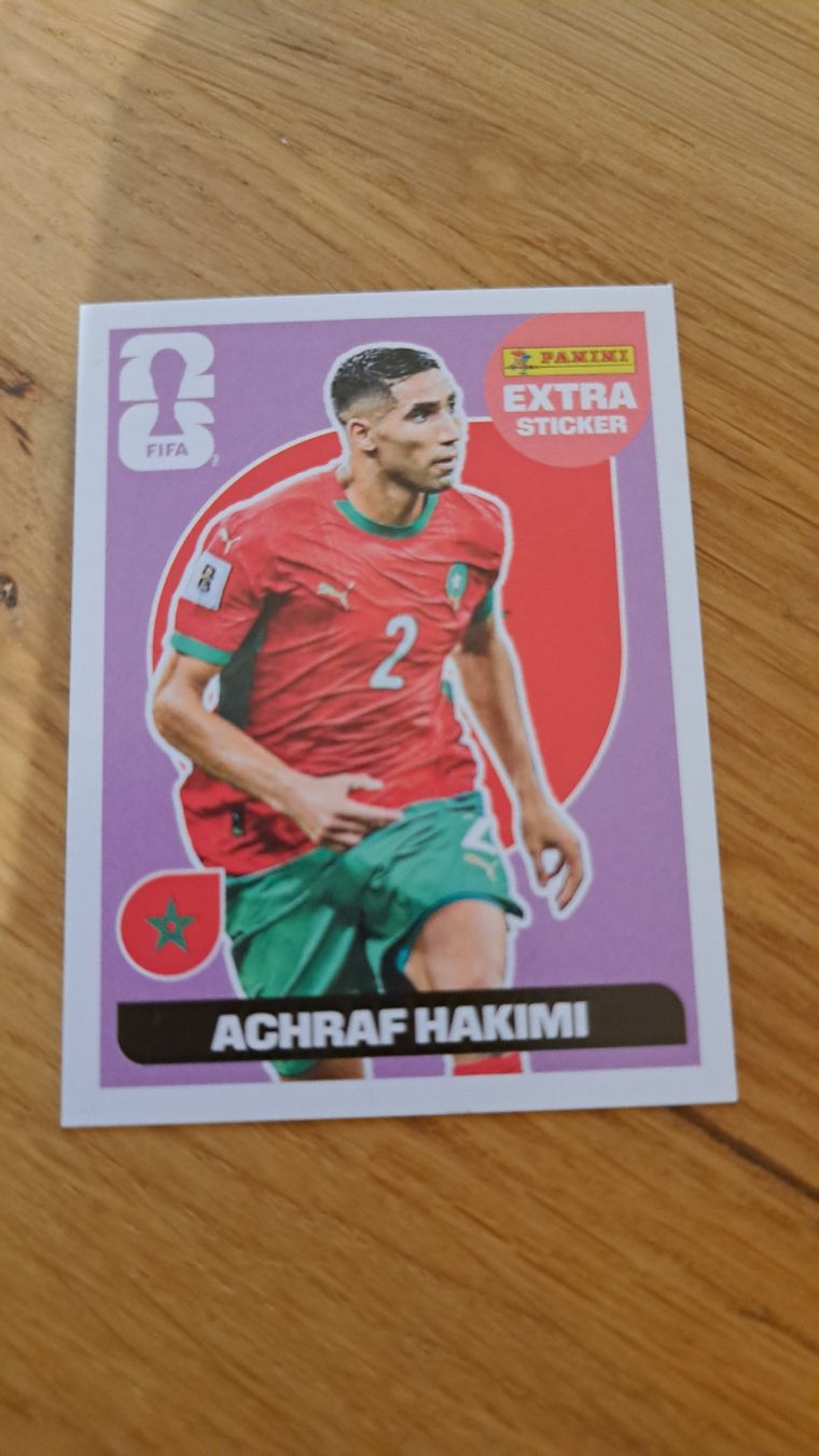 Panini Carte collezionabili: Panini Extra Sticker WM 2026 Achraf Hakimi – Nuovo (secondo la descrizione) da Gipf-Oberfrick venduto da posuine