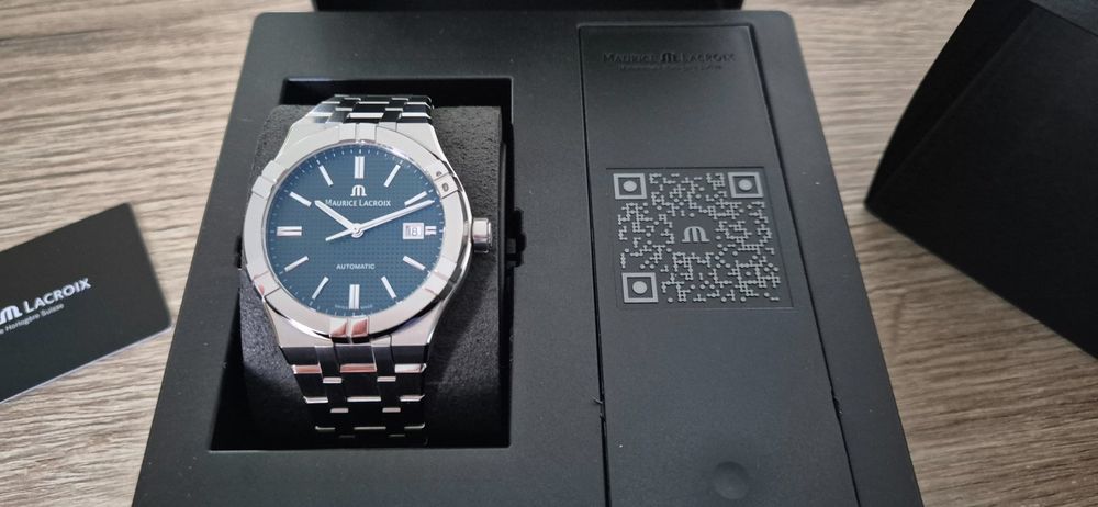 Maurice Lacroix Orologi: Maurice Lacroix Aikon Automatique Cadran Vert, État Neuf! – Usato da Bevaix venduto da Roby3171 5