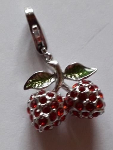 Portachiavi: Silber Schmuck Anhanger, Erdbeeren – Nuovo e nell'imballaggio originale da Winistorf venduto da acreativ2