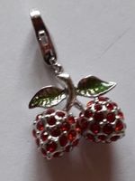 Silber Schmuck Anhanger, Erdbeeren