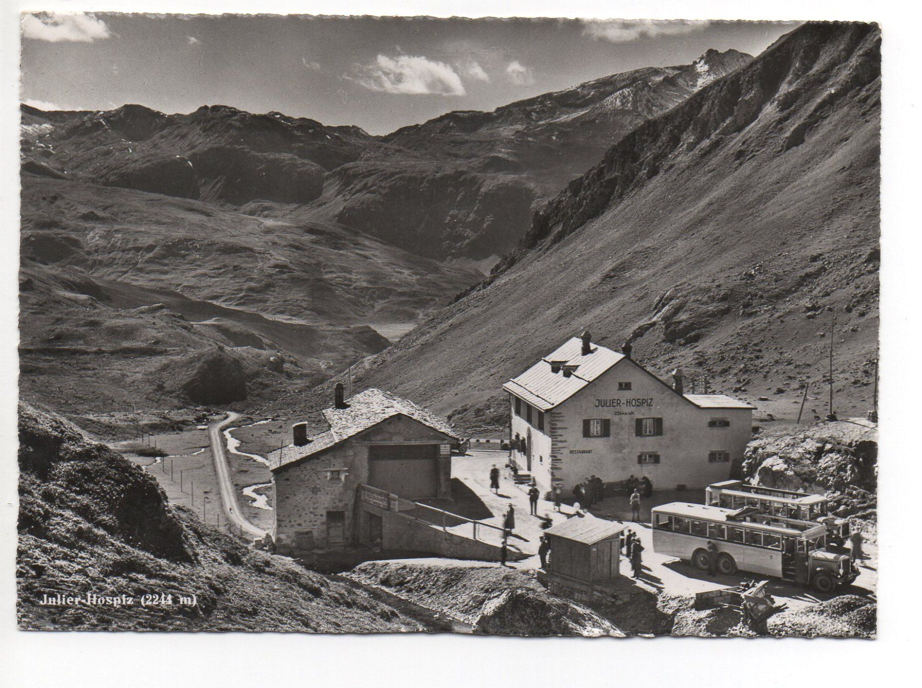 Cartes postales: JULIER-HOSPIZ Postauto – D'occasion à Jona par philajona