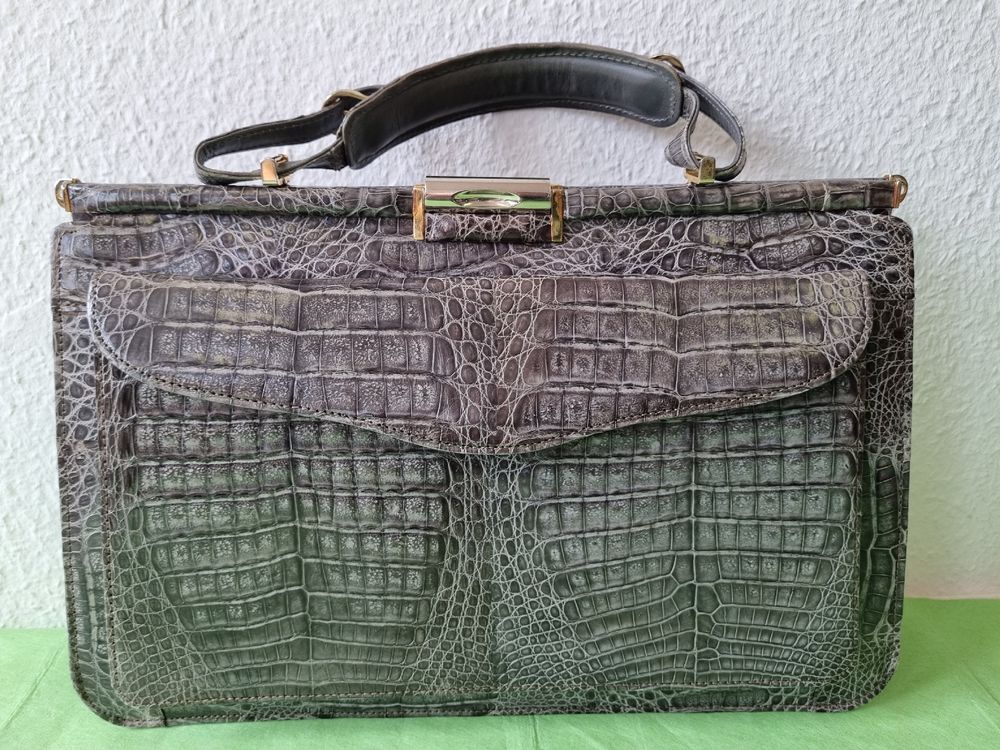 Krokodilleder Handtasche (Gebraucht) in Schönenwerd für CHF 200