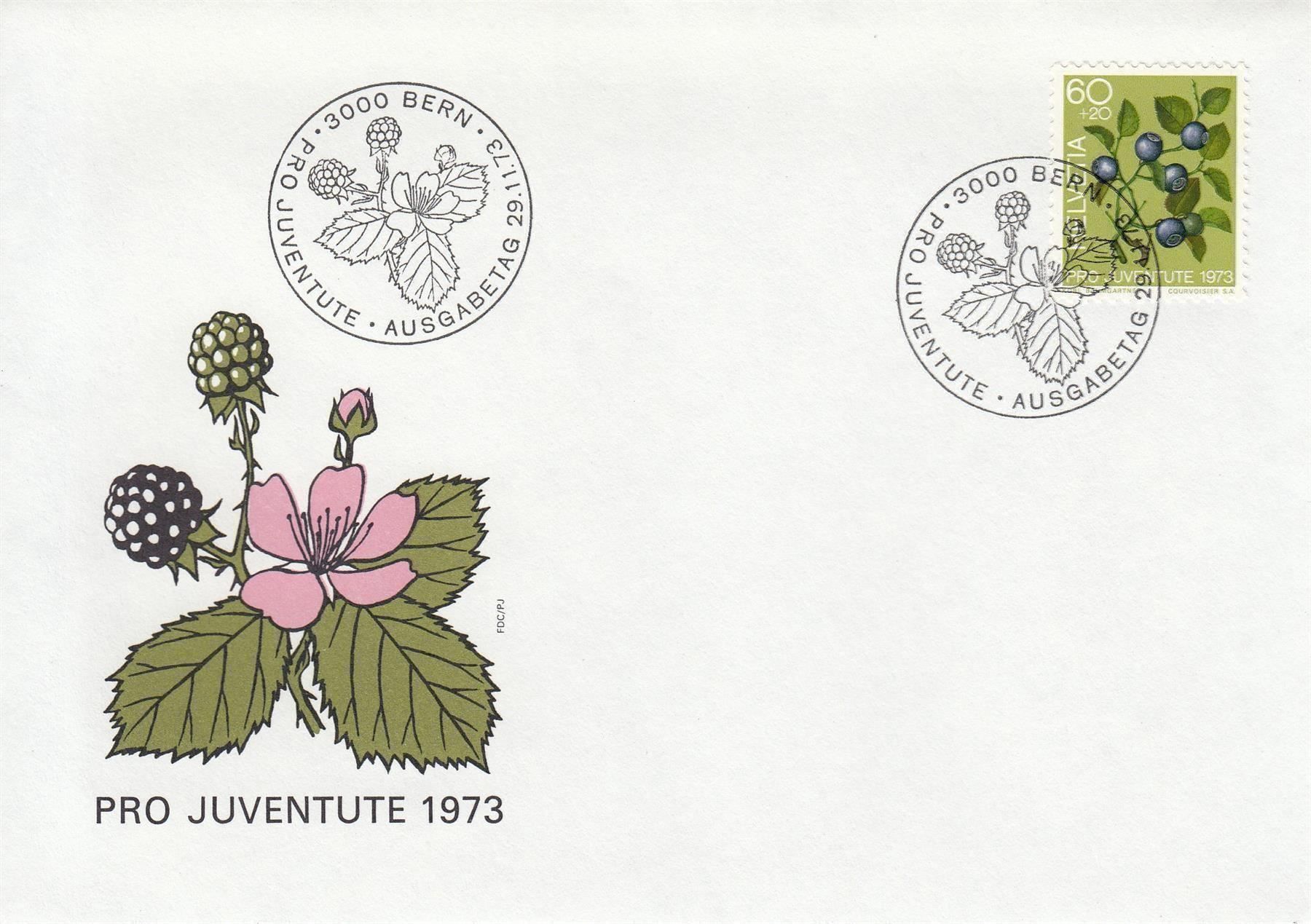 Tutti i francobolli: 1973  244-47 Pro Juventute 4 FDC – Usato da Spreitenbach venduto da Mustang_1105 3