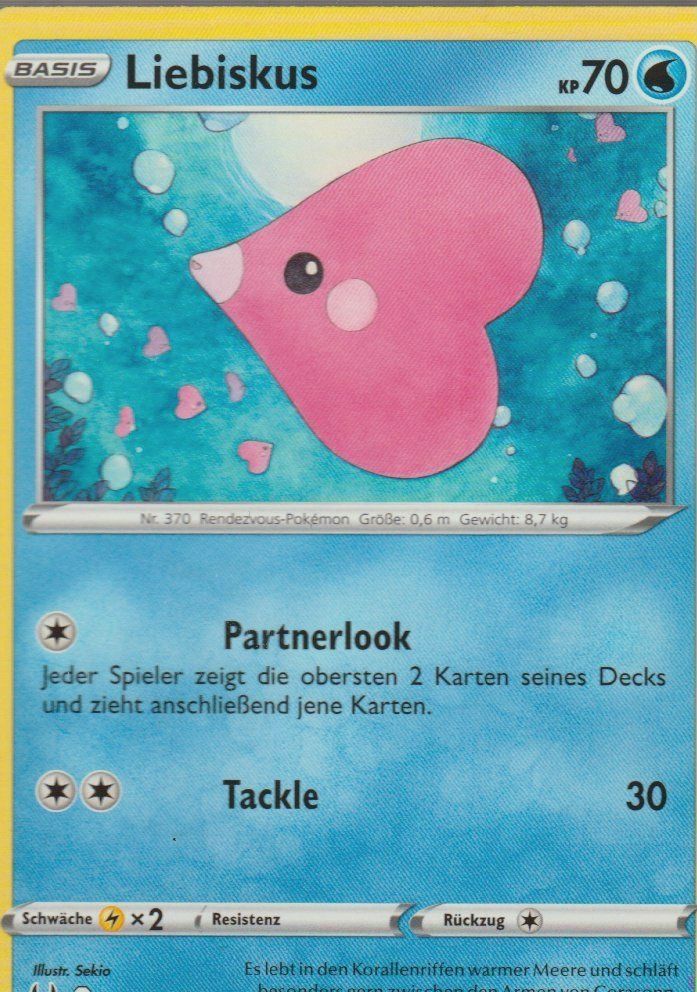 Pokémon Sammelbilder & Trading cards: TCG POKEMON Verlorener Ursprung DE LOR 038 Liebiskus – Neu (gemäss Beschreibung) aus Vezia von Aquarius_Age