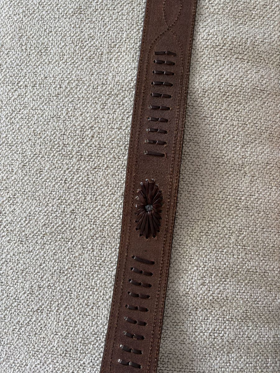 Cinture: Brown leather belt  – Usato da Zürich venduto da dor_9l9g 6