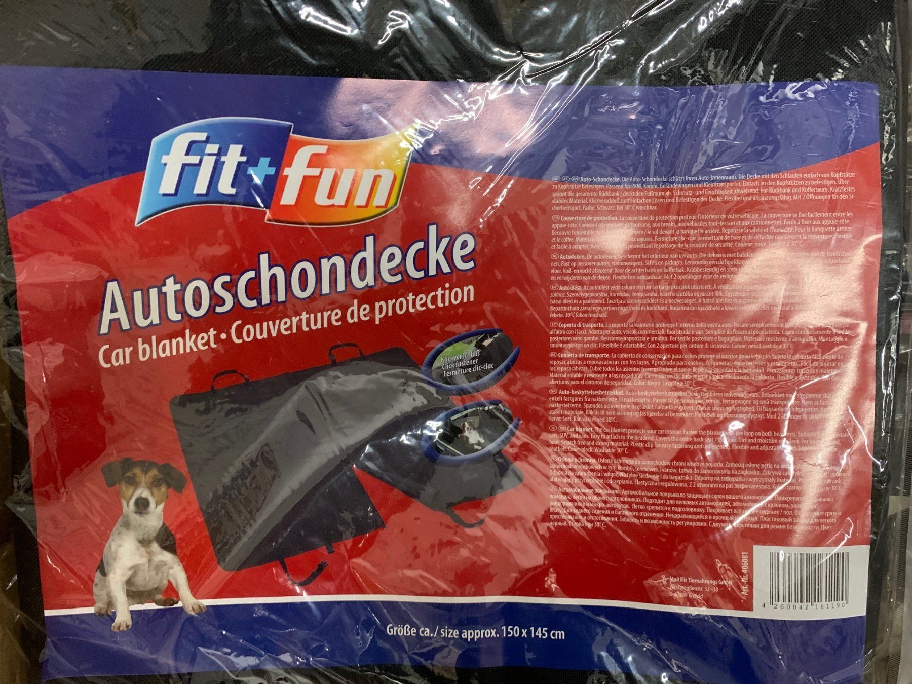 Tappeti & Tappetini: Hundeautodecke Autoschondecke Schwarz – Nuovo e nell'imballaggio originale da Unterengstringen venduto da hausraus 2