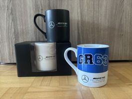 Mercedes AMG Petronas Formel 1 Tassen Set – Original Merch