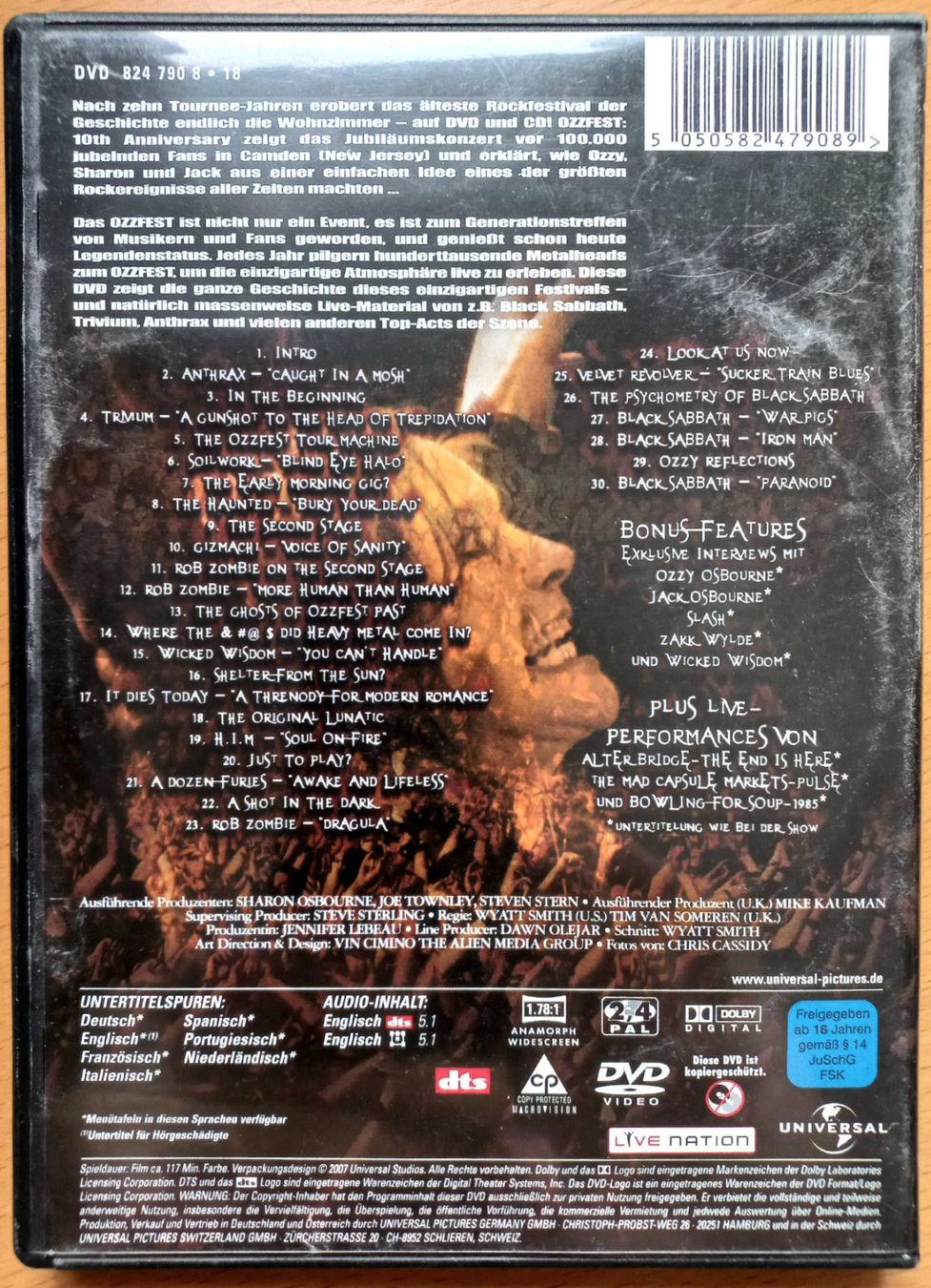 Tutti i DVDs: DVD E - Ozzfest - Das Musikfestival – Usato da Niederuzwil venduto da lubimaja 2