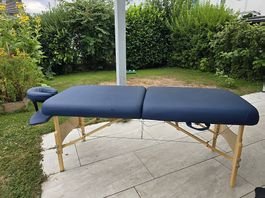 Transportbare Massageliege 2-Zonen mit Tragetasche