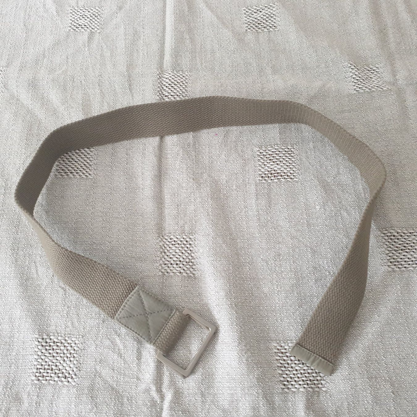 Cinture: Flechtgürtel mit Eck-Schnalle, beige, 80cm – Usato da Malters venduto da burzi