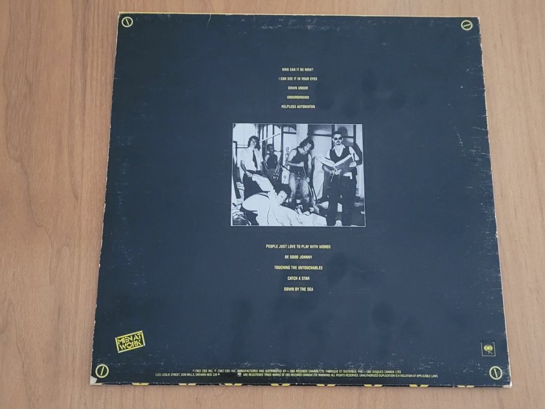 Schallplatten: LP  Men At Work – Gebraucht aus Martigny von MZ-67 1