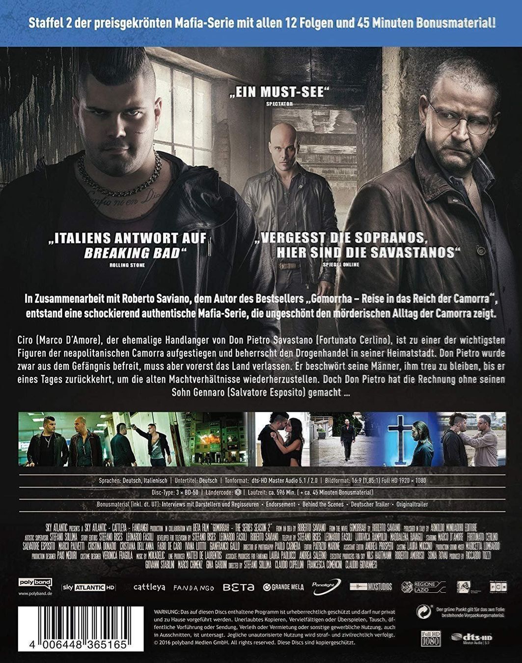 Tutti i DVDs: Gomorrha - Staffel 2 [Blu-ray] – Usato da Münchenstein venduto da vitalfit 1