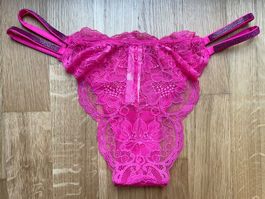 Victoria’s Secret Double Shine Strap Brazilian Panty M NEW