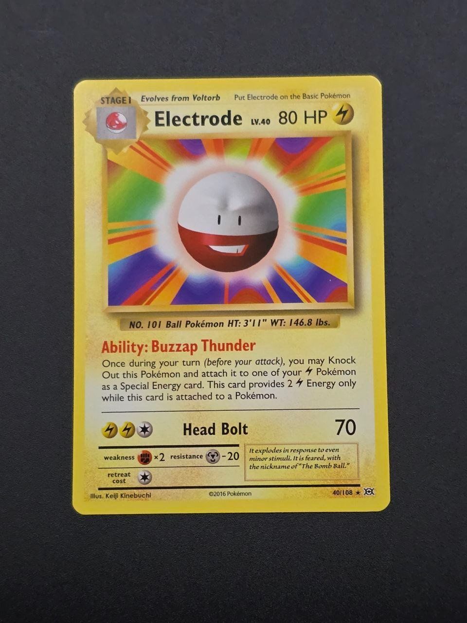 Pokémon Carte collezionabili: Electrode #40 XY Evolutions NM / 🇬🇧 – Usato da COINTRIN venduto da sanctuary-collectors