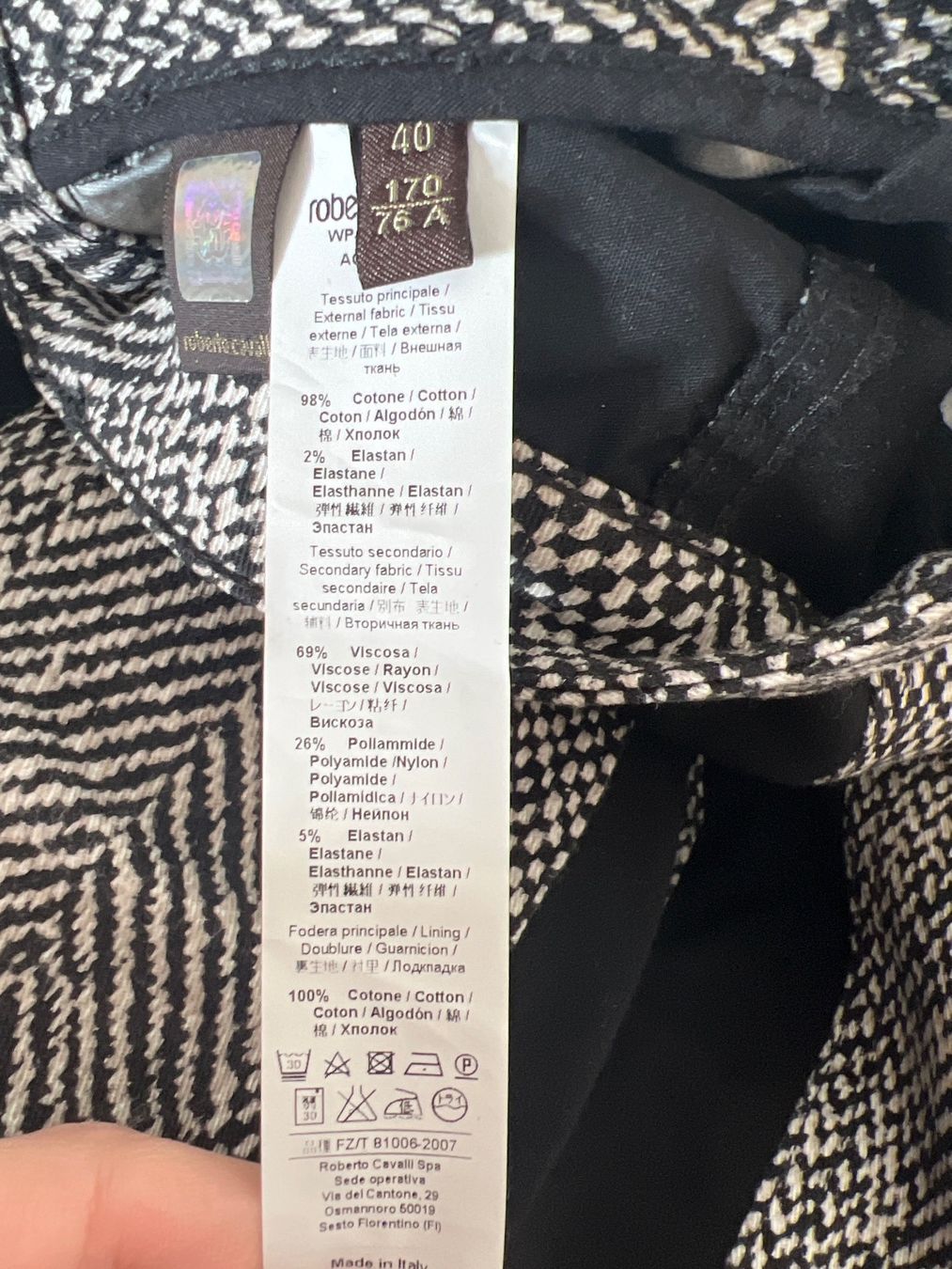 Roberto Cavalli Pantaloni: Roberto Cavalli Hose – Usato da Vaduz venduto da zoe_wym6 3