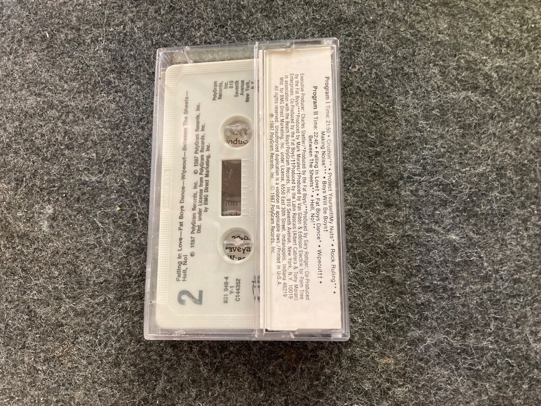 Musicassette: Fat Boys - Crushin' (MC) – Usato da Fribourg venduto da Karushi 2