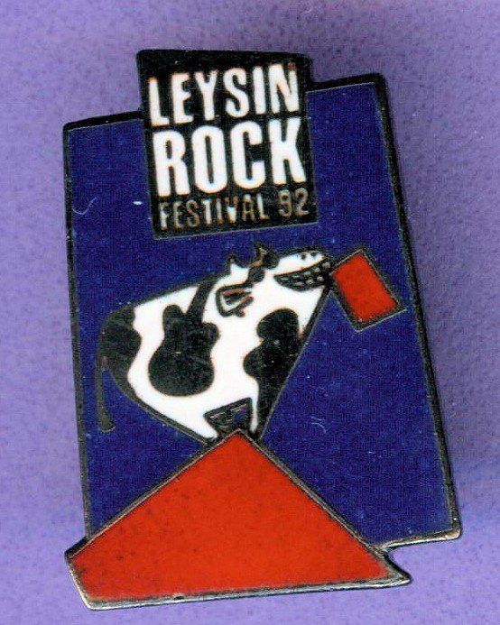 Plaketten & Abzeichen: Leysin Rock Festival  1992 – Gebraucht aus Winterthur von Sammleroase