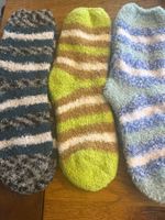 3x Kuschelsocken - flauschig weich-Wohlfühlen- Zeit für Dich