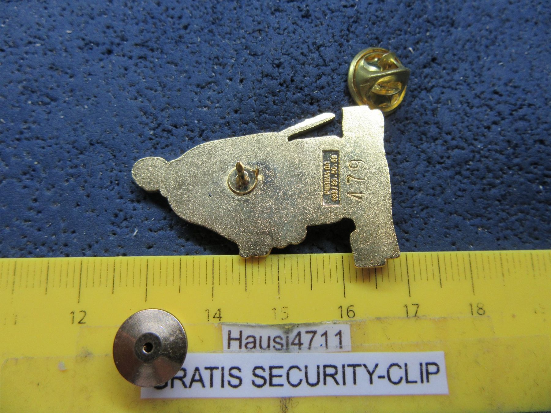 Placchette & Badge: CLOWN PIN ENAMEL GOLDIG MIT SECURITY-CLIP – Usato da Ettingen venduto da Hausi4711 1