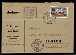 CH - Flugpost - Sonderflug - SF 38.1n - Pro Aero 1938