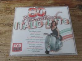CD-Box 80 Romantische Italo-Hits, 4 CDs, gebraucht